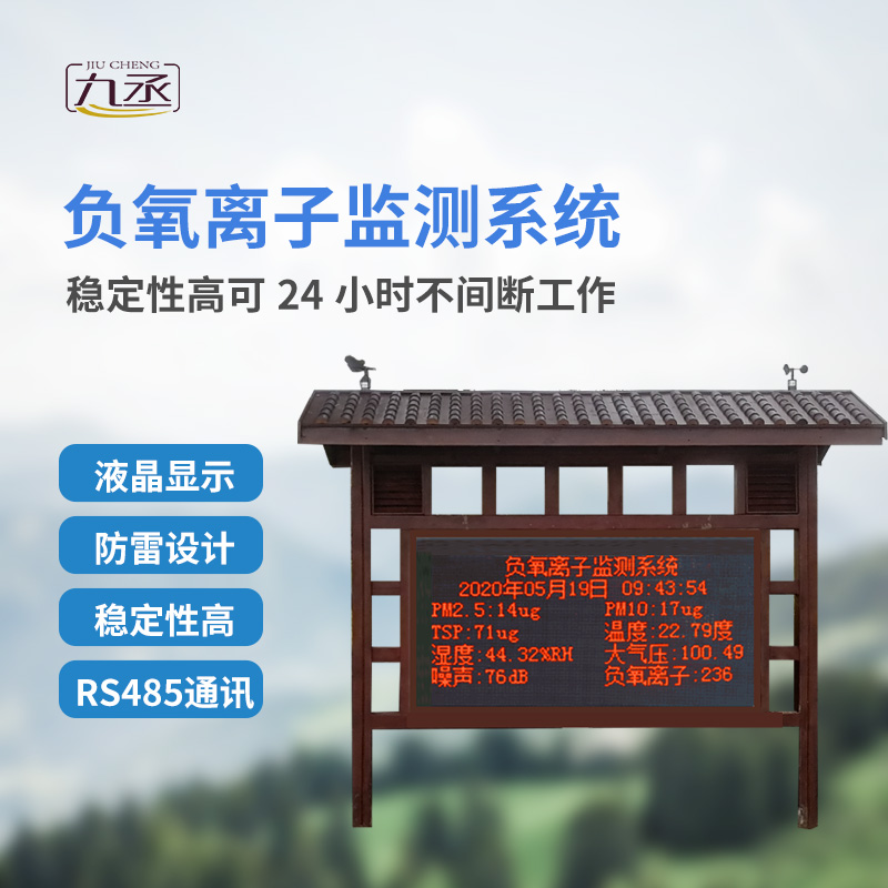 負(fù)氧離子自動監(jiān)測站的作用